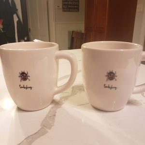 Rae Dunn Ladybug Mugs Set of 2